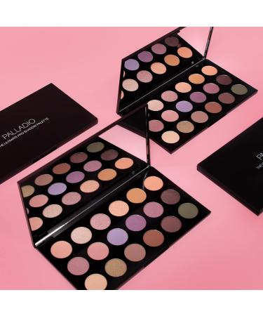Palladio Ultimate Pro Eyeshadow Palette by Shannon De Lima | 18 High-Pigmented Shades - Matte, Shimmer, Metallic, Satin | Vegan & Talc-Free Formula | Long-Lasting & Easy to Blend - Buy Online on GoSupps.com