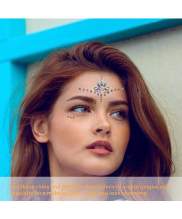 Sparkling Face Gems: Self-Adhesive Rhinestone Body Jewels - Perfect for Parties and Stage Makeup - Buy Online on GoSupps.com