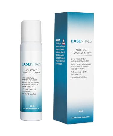 Skin-Friendly No Sting Adhesive Remover Spray Ideal for Ostomy Patients Sensitive Skin and Bandage Removal Low Residue Quick Dry Non-Sticky Formula Better Than Wipes 50 ml 50ml