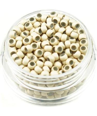 KOCONI Nano Rings Silicone Lined 3mm Hair Extension Beads - 200PCS #13 Light Blond - Buy Online on GoSupps.com