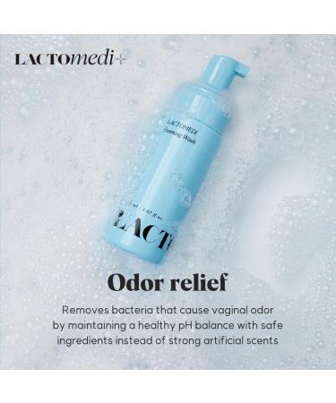 LACTOMEDI Feminine Foaming Wash - pH Balanced Intimate Care with Natural Ingredients | EWG Green-Verified | 5.07 fl oz - Buy Online on GoSupps.com