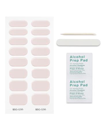 JMEOWIO Beige Gel Nail Foils - Self-Adhesive Nail Stickers for UV Curing | Nail Design Accessories in Beige & Pink - Buy Online on GoSupps.com