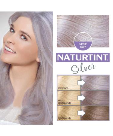 Naturtint Permanent Hair Colour - Silver Grey (50 ml) | International Shipping Available - Buy Online on GoSupps.com
