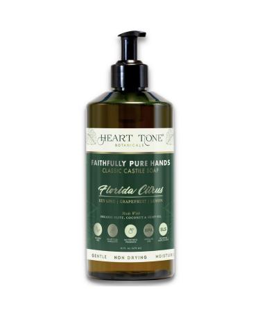 Liquid Castile Soap | Organic Olive and Coconut Oils | Non Drying Formula For All Skin Types | Naturally Fragranced Essential Oils (Key Lime)
