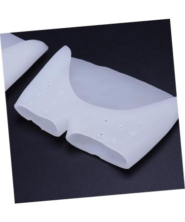 FRCOLOR 2 Pair Toe Shoe Covers - White Toe Separators for Plantar Relief - Comfortable Foot Care Accessories - Buy Online on GoSupps.com