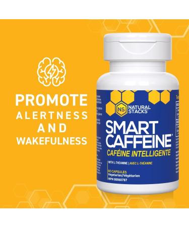 Natural Stacks Smart Caffeine Brain Supplement w/L-Theanine & Natural Caffeine From Green Coffee Beans - 60 Servings (60ct) Helps Enhance Cognitive Performance and Mental Alertness Smart Caffeine 60 count (Pack of 1) - Buy Online on GoSupps.com