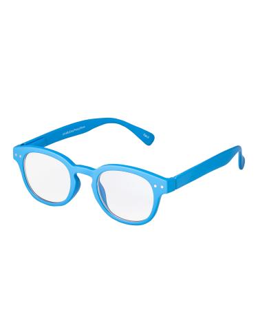 Ultra blue light-blocking glasses for children-gaming glasses UV clear blue reading and computer screen protection-gamer gaming filter anti-blue light glasses for children Hornrand age 3-8 years of firm light blue