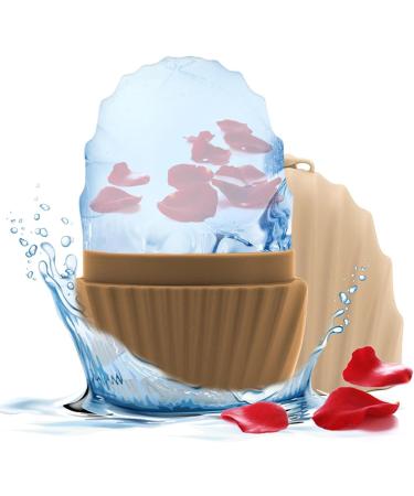 Facial Ice Mold | Ice Cube Roller - Silicone Ice Face Massager Reusable Face Ice Mold Skin Care For Eye Puffiness Relief Face Beauty Brown - Buy Online on GoSupps.com
