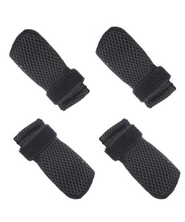 Changyeah 4 x adjustable cat boots mains leg protection for cats cat shoes for swimming MA breathable socks for cats scratch -resistant shoes (black) - Buy Online on GoSupps.com
