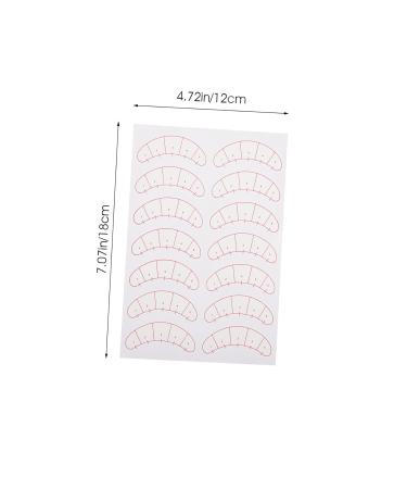 FOMIYES 3pcs Self-Adhesive Eyelash Positioning Eye Patches - Perfect for Lash Extensions & Mapping | Under Eye Pads for Eyeshadow Application - Buy Online on GoSupps.com