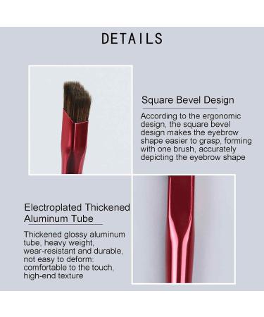 Slanted Flat Angle Eyebrow Brush Thin Precision Eye Brush Multifunction Eyebrow Brush Angled Eyebrow Brush Makeup Tool for Women - Buy Online on GoSupps.com