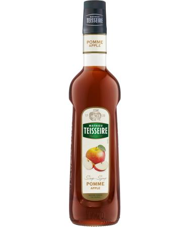 Apple Syrup Mathieu Teisseire for drinks cocktails with or without alcohol sodas 70cl bottle - Buy Online on GoSupps.com
