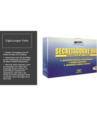 MHP Secretagogue Clinical Strength-Gold Orange 30 Count - Buy Online on GoSupps.com