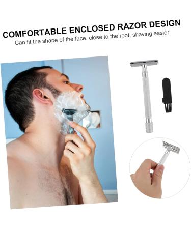 Minkissy Manual Razor for Men - Adjustable Double Blade Safety Shaving - Zinc Alloy Single Pack - Buy Online on GoSupps.com