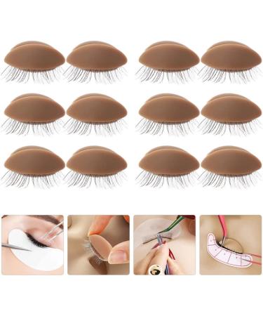 Kit D'entra nement Extensions de Cils 2 Ensembles 6 Paires Mod le Paupi res en Silicone Paupi res de Remplacement pour Maquillage Professionnel - Buy Online on GoSupps.com
