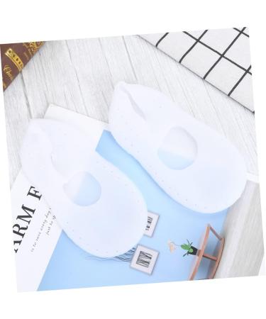 jojofuny 1 Pair Pedicure Sock Anti- Silicone Moisturizing Socks Gelt Heel Protectors Sox Toe Sock Cracked Protector Sock Heel Repair Sleeve White Anti-Split Sleeve Men and Women Cosmetic White L - Buy Online on GoSupps.com