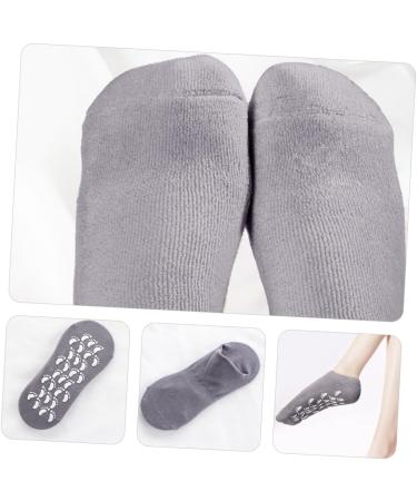 minkissy 1 Pair Moisturizing Socks Spa Gel Socks Gel Socks for Dry Cracked Feet Women Household Foot Care Products Hydrating Socks Exfoliating Polyester Foot Mask Miss - Buy Online on GoSupps.com
