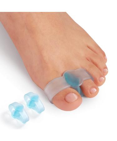Promifun Bunion Corrector Toe Separators with 2 Loops 10 Pack of Gel Toe Corrector Big Toe Spacer for Bunion Pain and Overlapping Toe