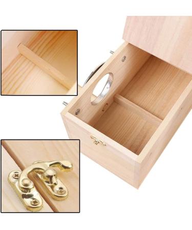Nesting Box Cage for Parakeets, Budgies, and Small Birds - Coconut Fiber Wood Breeding House with Perch - Ideal for Finch, Canary, Cockatiel, Lovebird, Sparrow - Buy Online on GoSupps.com