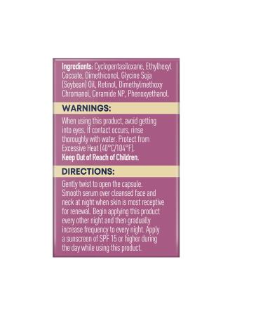 RoC Retinol Correxion Line Smoothing Night Serum Capsules Daily Anti-Aging Skin Care Treatment for Fine Lines Dark Spots Acne Scars 10 Count (Pack of 2) - Buy Online on GoSupps.com