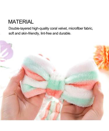 12pcs Coral Fleece Spa Headbands | Makeup & Face Washing Headwraps | Soft Bowknot Hair Bands - 12 Colors | Ideal for Spa Parties & Birthday Celebrations for Girls and Women - Buy Online on GoSupps.com
