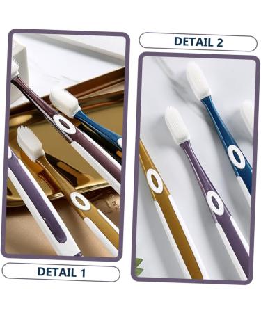 Shop Hapinary 8-Piece Nano Toothbrush Set | Ergonomic Medium Travel Toothbrushes for Adults - Compact & International Shipping Available - Buy Online on GoSupps.com