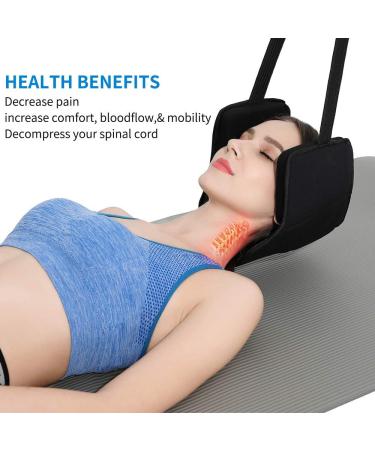 Neck-Head Hammock | Pain Relief Traction Device for Neck & Shoulders | Ideal for Physiotherapy | Includes Free Sleep Mask - International Shipping Available - Buy Online on GoSupps.com
