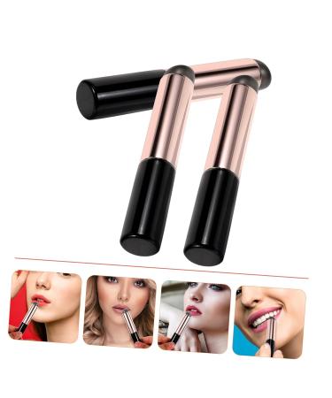Buy Angoily 3 Pcs Round Head Lip Makeup Brushes - Silicone Applicator with Imitation Wood Handle for Lip Scrub & Lipstick - Portable Makeup Tools for Flawless Lips - Buy Online on GoSupps.com