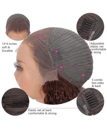 Nadula 10A Brazilian Reddish Brown Jerry Curly Lace Front Wig 24inch - Buy Online on GoSupps.com