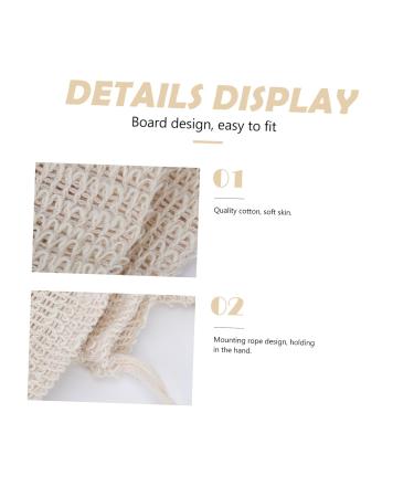 Buy Minkissy 10pcs Natural Soap Foam Saver Pouch | Eco-Friendly Loofah & Bath Accessories for Bridal & Everyday Use - Buy Online on GoSupps.com