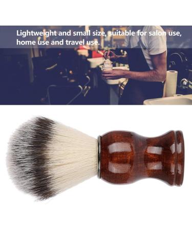 Portable Wooden Shaving Brush for Men - Ideal for Home & Travel | Premium Beard & Hairdressing Brush - Buy Online on GoSupps.com