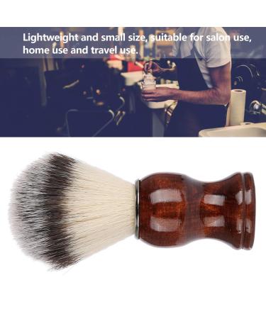 Ankroyu Men's Shaving Brush - Portable Mini Beard Rasier Brush with Nylon Grip for Travel & Home Use - Buy Online on GoSupps.com