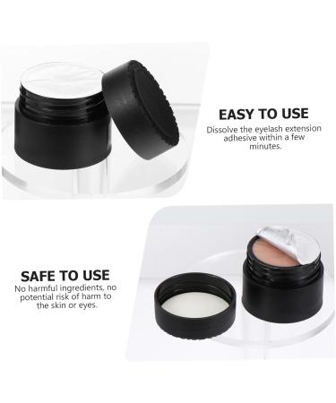 Beaupretty 3pcs Eyelash Remover Gel - Natural Makeup Cleansing Cream for Fake Lashes Extensions & Glue - Mild Formula - 1 Pack (Black - Buy Online on GoSupps.com