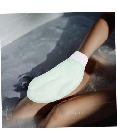 Baluue Body Exfoliator Glove - Light Green Bath Scrubber Mitten for Smooth Skin | International Shipping - Buy Online on GoSupps.com