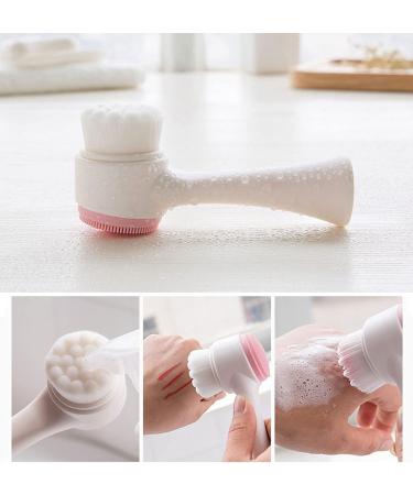 Chargenyang 2 in 1 Face Brush for Cleansing and Exfoliating - Double Sided Facial Cleaner for Deep Cleansing and Skin Care - Buy Online on GoSupps.com