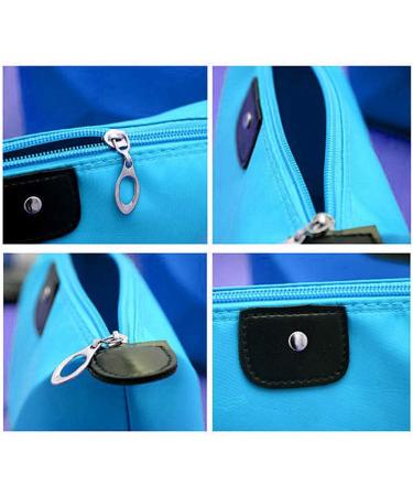 Shop Trixes 3-Part Travel Bag Set | Waterproof Organization for Cosmetics & Accessories | Unisex in Blue Pink & Yellow | International Shipping Available - Buy Online on GoSupps.com