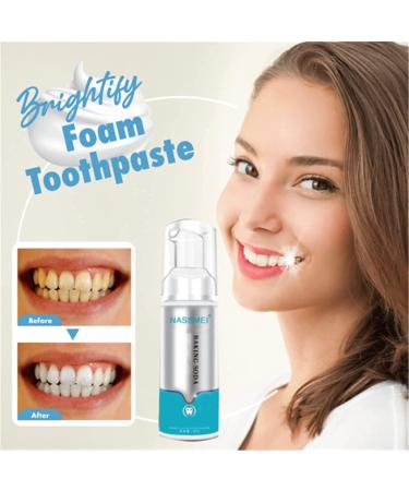 Brightify 3-Piece Mousse Foam Whitening Toothpaste Set | Deep Cleaning Intensive Stain Removal & Fresh Breath - Premium Oral Care - Buy Online on GoSupps.com