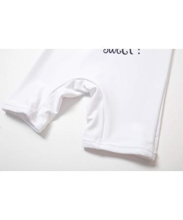 Bonverano Baby Girls UPF 50+ Sunsuit with Sun Cap, Ice, 3-6 Months - Buy Online on GoSupps.com