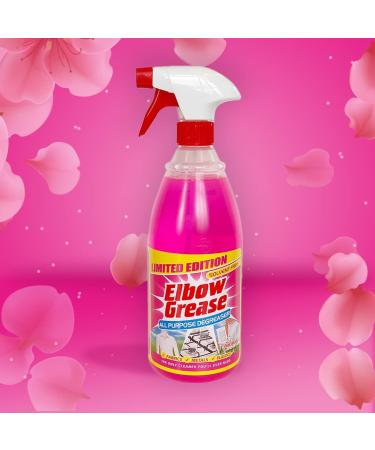 Elbow Grease Pink All Purpose Degreaser 1L - Xtra Large Spray Bottle - Multi-Use Cleaner - Buy Online on GoSupps.com