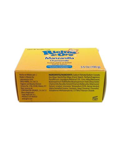 Grisi Ricitos De Oro Hypoallergenic Baby Soap - 3.5 oz Pack of 6 | Gentle Safe & Ideal for Sensitive Skin - Buy Online on GoSupps.com