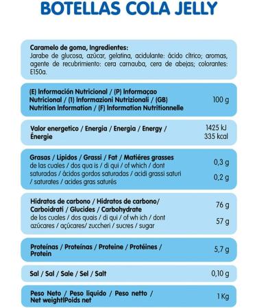  Vidal Bottles Cola VIDAL Bag 1 kg - Buy Online on GoSupps.com