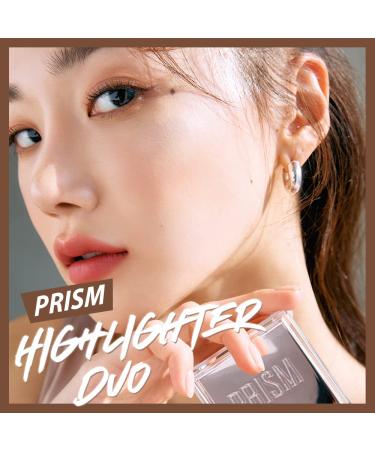 CLIO Prism Highlighter Duo: Lavender Voyage - Face Illuminator Palette for Natural Glow | Long-Lasting Shimmer & Pearl Powder | On-The-Go Makeup Kit - Buy Online on GoSupps.com
