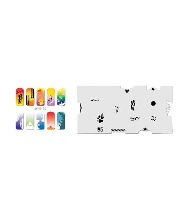 Fingernail stencil (airbrush nail art) Fengda JFH05-095