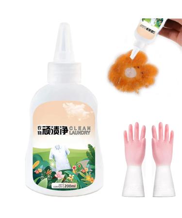 Garment Stubborn Stain Cleaner Emergency Stain Rescue Stain Remover Garment Stain Remover for Quick Remove Oil Stains Coffee Juice Blood Etc (1pcs)