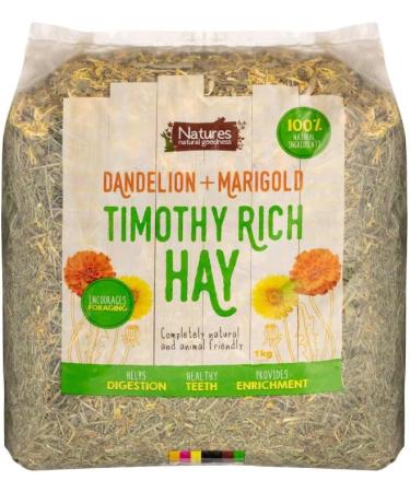 Timoth Hay - Dandelion & Marigold 1kg - Pack of 2 - Buy Online on GoSupps.com