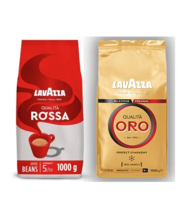 Lavazza Qualit Oro 1 kg & Lavazza Qualit Rossa Coffee Beans 1 kg