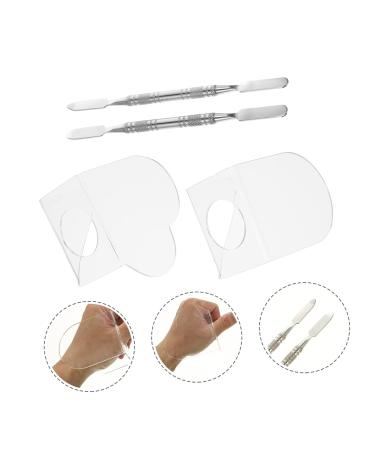 Buy 2 Sets Makeup Palette Ring | Acrylic Color Mixing Board for Liquid Foundation & Manicure | Salon Supply Beauty Tool - Buy Online on GoSupps.com