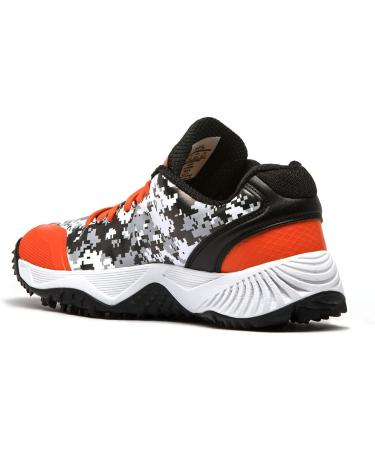 Boombah Men's Dart Digi Camo Turf Shoes - Black/Orange/White - Size 10 - Buy Online on GoSupps.com