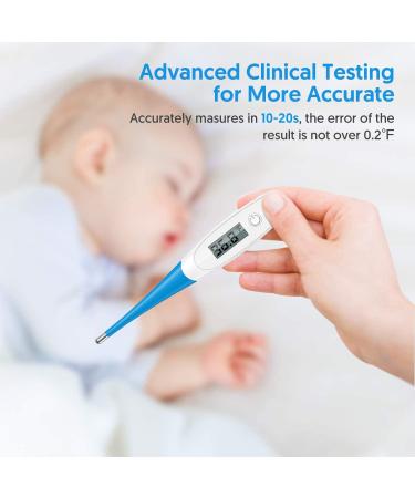 Digital Oral Thermometer for Adults and Kids - 10 Seconds Fast Reading - Buy Online on GoSupps.com