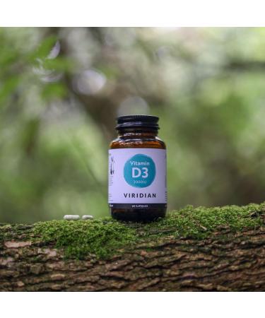 Viridian - Vitamin D3 2000IU - 150 Vegan Capsules for Bones Teeth & Immunity | Clinically Studied Plant Sourced Formula | Optimal Dose | 100% Active Ingredients No Artificial Additives - Buy Online on GoSupps.com